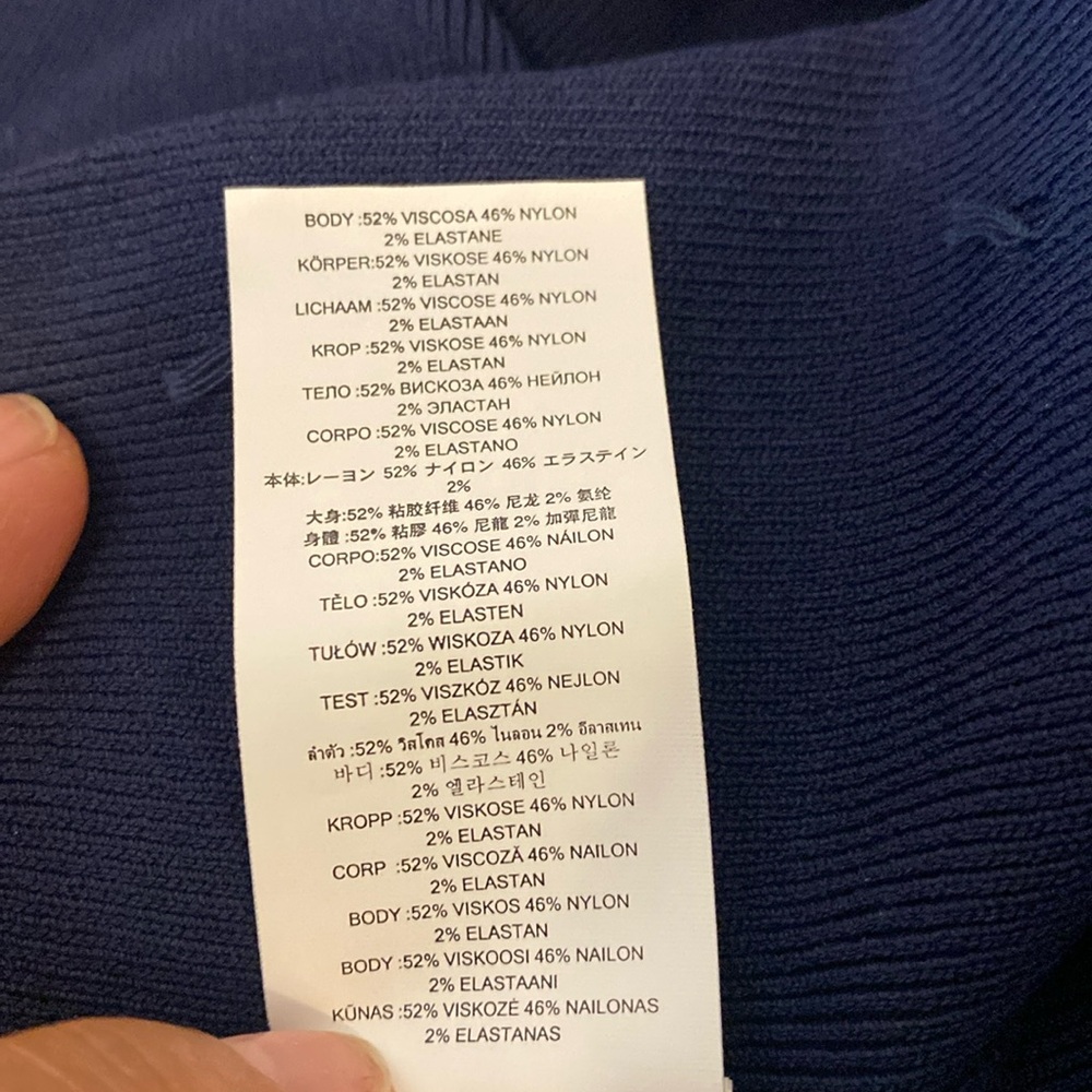 Michael Kors Blue and White Bodycon Dress Women Size XS - Picture 8 of 11